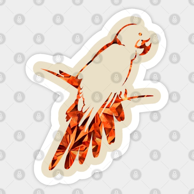 parrot art Sticker by FromBerlinGift